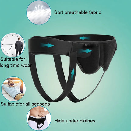 TRALOW Adjustable Hernia Support Strap For Male & Female Inguinal Pain Relief And Postoperative Recovery,Suitable For Body Care