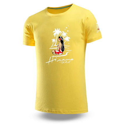 Hinano Tahiti Beer 2024 New Men's Quick Dry Ordinary Thin Short Sleeve Sport T Shirt Fitness Breathable Versatile Sportswears