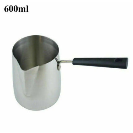 DIY Long Handle Soap Pot Steel Making Jug Tool Wax Melting Pot Candle Pitcher Coffee Cup
