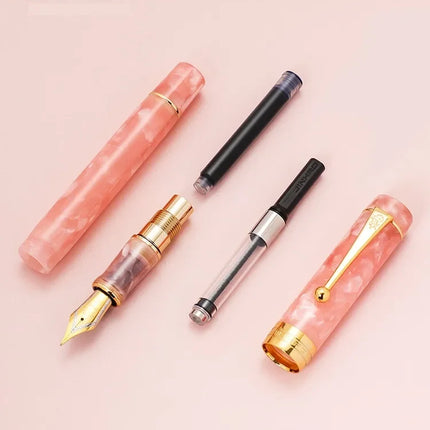 JINHAO 100 Centennial Resin Fountain Pen Arrow Shaped Pen Clip Golden Clip Business Office School Supplies Stationery PK 9019