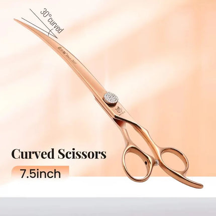Fenice JP440C Pet Grooming Equipment Scissors Set 7/7.5/8 Inch Straight Curved Thinner Chunker Shears for Canine hairdresser