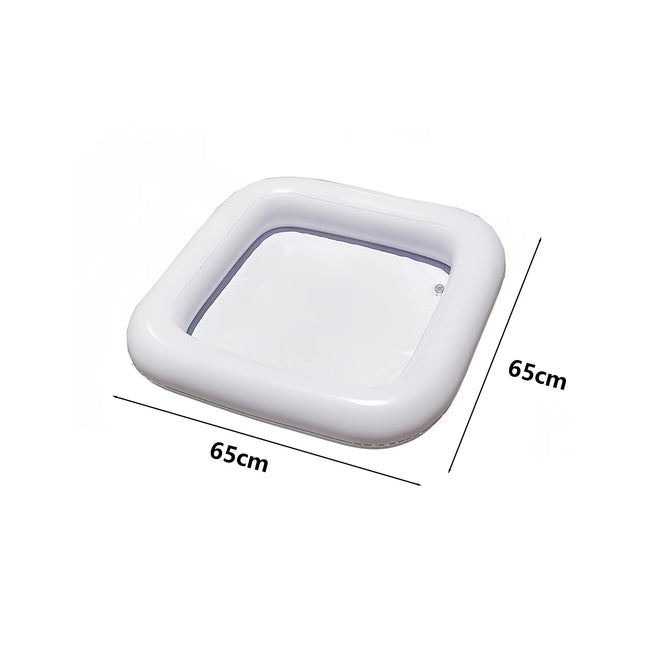 1 Piece of Inflatable Serving Stick, Ice Self-Service Salad Serving Tray, Food and Beverage Holder, Cooler Container