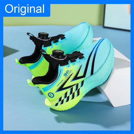Children Sneakers Spring Soft Sole Rebound Anti Slip Student Competition Training Shoes Casual Professional Running Shoes