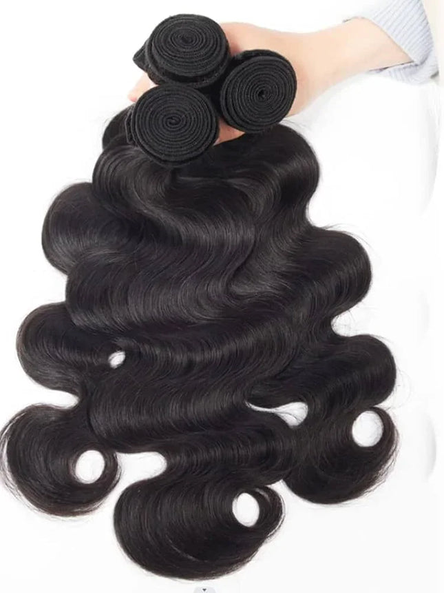 40 Inch Body Wave Human Hair Brazilian Burmese Raw Extensions Loose Water Weave 3 4 Bundles Virgin Natural Black Crochet Tissage