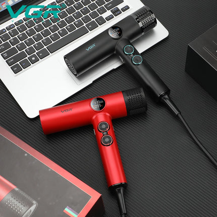 VGR Hair Dryer Professional BLDC Motor Barber Hair Dryer Machine 110000 RPM Powerful Negative Ion Hair Styling Salon Dryer V-401