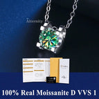 NT-Green Moissanite / 0.5ct with box
