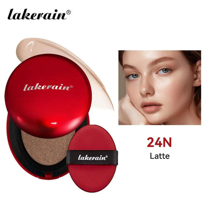 Lakerain Super Fit Air Cushion Liquid Foundation SPF40 PA++ High Concealer Long Lasting Korean Beauty Makeup Lightweight