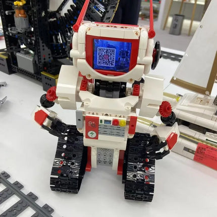 AI Boris RC Robot Building Block Assembly Model Voice Interactive Dialogue Intelligent Programmable Toy Gift For Boys