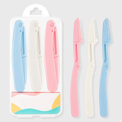 3/5pcs Women Face Care Razors Eyebrow Epilator Makeup Shaver Knife Eyebrow Hair Removal Steel Blade Facial Eyebrow Razor Trimmer