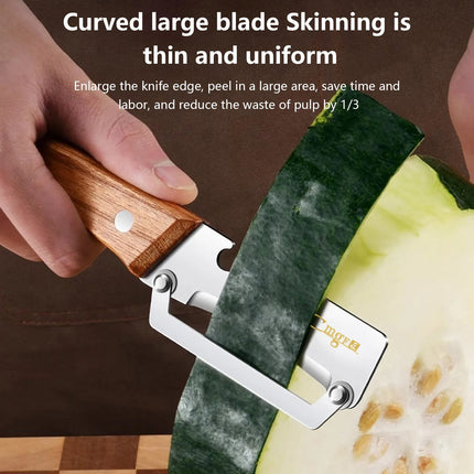 Stainless Steel Vegetable Peeler with Ergonomic Handle and Bottle Opener Multi Function Fruit Peelers Potato Home Kitchen Tools