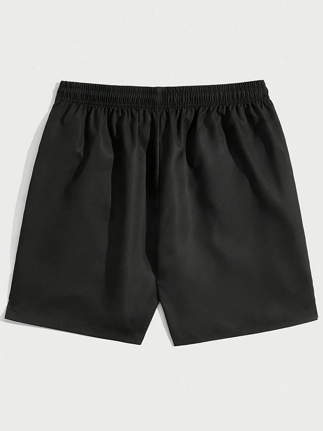 New summer 2025 European and American 3D digital printed casual fashionable sporty lightweight and breathable men's shorts