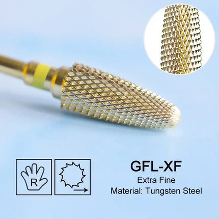 Nail Drill Bits Carbide Large Cone Electric Milling Cutter Gel Polish Remover Grinding Tools DIY Accessories Supplies