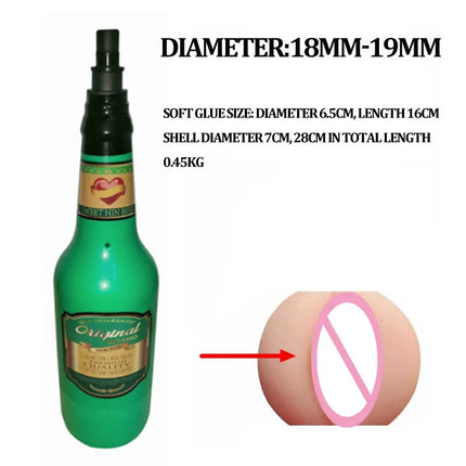 FREDORCH Sex Machine Attachments Fascia Gun Massage Head to Silicone Dildo Sex Toys for Men Women Vibrators Penis Masturbation
