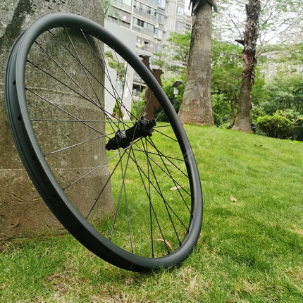 29er MTB Carbon Wheels 1355g 40T Ratchet Tubeless Koozer 350 Straight Pull Sapim UCI Approved Mountain Bicycle Wheelset 29