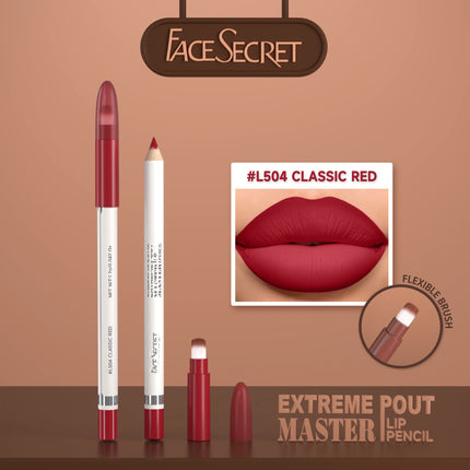 15 Color Matte Lip Liner Pen With Brush, Long Lasting Waterproof Velvet Matte Pencils - Smooth Application Makeup Kit Lip Makeup