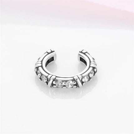 Real 925 Sterling Silver Star Earrings For Women Sparkling Zircon Ear Studs Luxury Fine Engagement Wedding Jewelry Gift For Girl