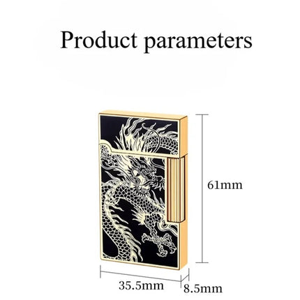 Steel Tone Grinding Wheel Open Flame Gas Lighter Side Slide Oblique Fire Metal Torch Lighter Cigarette Gift Men Gadget Birthday