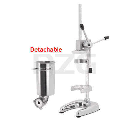 Stainless Steel 2L Manual Churros Churrera Maker Churro Making Machine For Snack And Dessert Shop