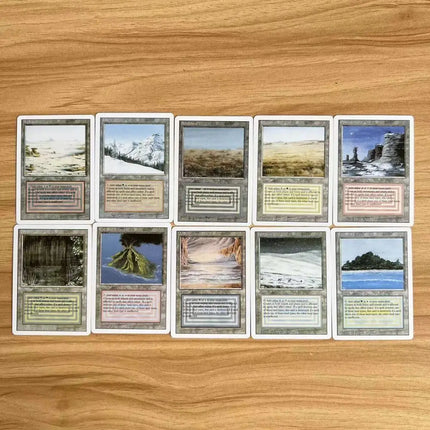 54 Pcs Black Core Cards P9 Dual Land Fetch Land Shock Lands  Proxy Cards