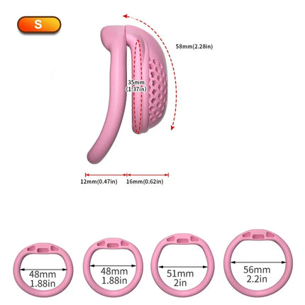 ABS Male Chastity Cage Lock Rings Penis Lock Catheter Plug BDSM Erotic Urethral Lock Bondage Adult Sex Toys Sexy Accessories Hot