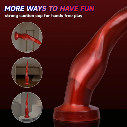 Super Long Deep Anal Whip Large Sucker Dildo Prostate Massager Stimulation Anal Plug Dilator Gay Sex Toy For Adult Buttplug 18
