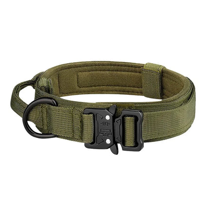 Outdoor Tactical Dog Collar Metal Buckle Collar for Dog Pet Products Nylon Medium Large Dog Training Neck Collars Accessories