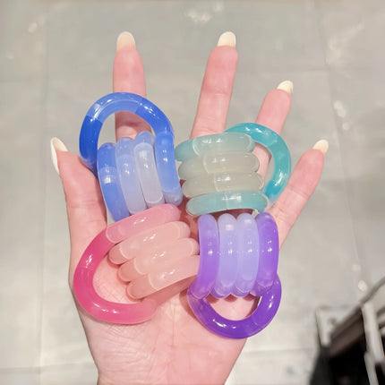 Gradient Silicone Bendable Snake Fidget Toy Stretchable Sensory Stress Relief Toys for Adults Decompression Anxiety Relief