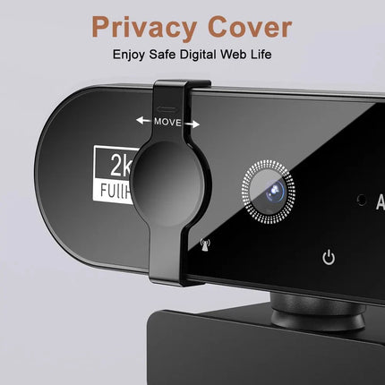 1080P Full HD Webcam with Built-in Microphone - USB Autofocus Camera for PC Laptop Ideal for Video Recording Conferencing