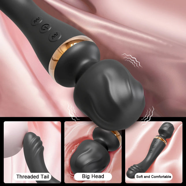 AV Vibrator for Women Vibrator Toys Massager USB Rechargeable G Spot Clit Clitoris Stimulator Female Sex Toys Adults Goods
