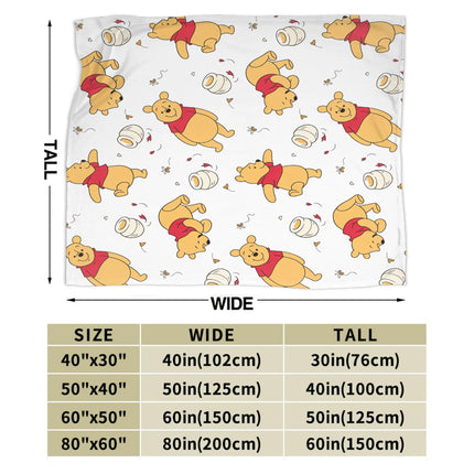 W-Winnies the P-Pooh Blanket Quality Comfortable  Throw Blanket Spring Travel Car Sofa Home Novelty Bedspread