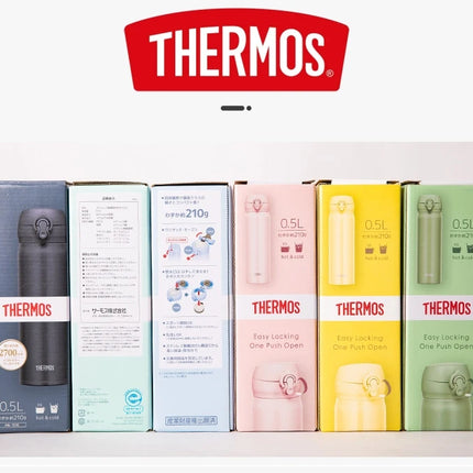 THERMOS Bottle 350/500ml Thermal Mug Stainless Steel Vacuum Flasks,6 H Keep Hot Cold, Leakproof Coffee for Office Outdoor Travel