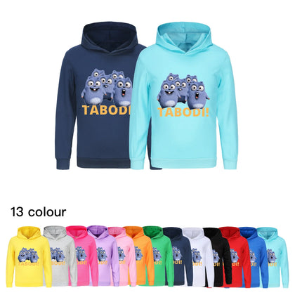 Funny Cartoon Grizzly Bear Clothes Kids Grizzy and The Lemmings Hoodie Boys Graphic Sweatshirt Baby Girls Pullover Hooded Jumper