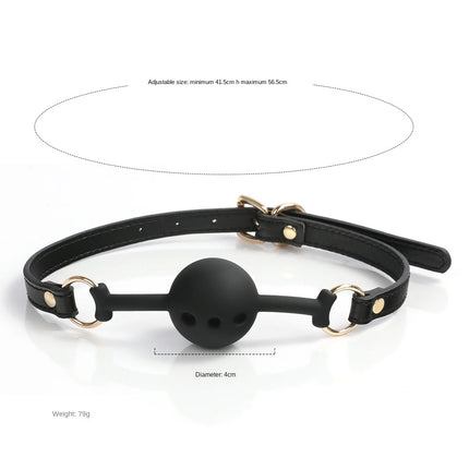 Slave Roleplay Set Leather Handcuffs Ankle Cuffs Ball Gag Mask Whip Collar Leash Sex Toys for Women Couples BDSM Bondage Kit