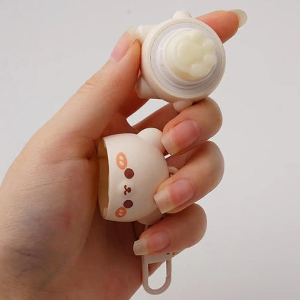 Children Fruity Lip Balm Moisturizing Anti-Dry Anti Crack Lip Balm Baby Available Lip Care Cute Little Bear Lipstick SkinCare
