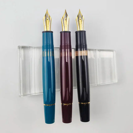 Wing Sung 630 Brief Fountain Pen Iraurita Nib 0.5~0.7mm Nib Piston Resin Gold Clip Pen Stationery Business Gifts Writing
