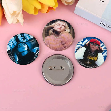 1pc Hit Me Hard And Soft B-BillieS Anime Brooches Cute Cartoon Badge Jacket Jeans Lapel Pin Gift Accessorie