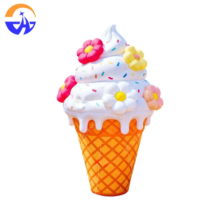 Custom Giant Inflatable Ice Cream Model Cartoon Dessert for Summer Outdoor Store Mall Advertising Decoration