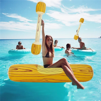 Summer Water Entertainment Inflatable Joust Swimming Ring Pool Float Game Toys Water Sport Plaything for Children Adult Party