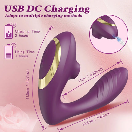 Clit Sucker Vibrator for Women Vagina G-Spot Vibrator Clitoris Stimulator Female Masturabtor Adult Goods Sex Toy for Women