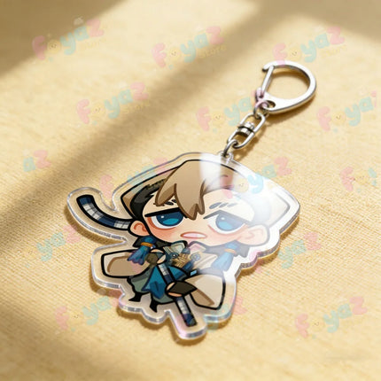 Anime Gachiakuta Enjin Riyo Rudo Zanka Jabber Keychain Accessories Bag Keyrings Jewelry Manga Fans Gifts