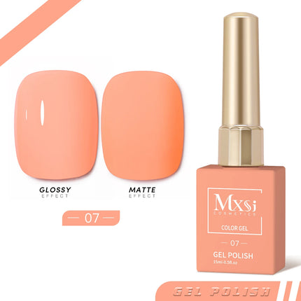 Mxsi Nails Polish 60 Colors Semi Permanent Nail Polish 15ml UV Lamp Nail Polish Hybrid Nail Art Salon Varnish Not Set