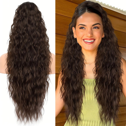 Claw Clip Ponytail Extension for Women Long Wavy Hair Extensions Fluffy Natural Looking Synthetic Clip in Ponytail Hairpiece