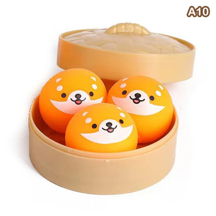 Giant Dumpling Squeeze Toy Simulation Food Soft Stress Relief Fidget Toy