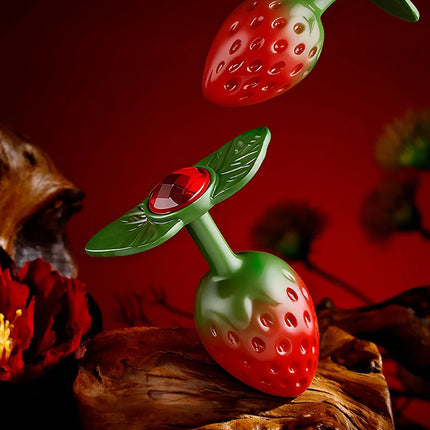 1pcs, Strawberry shaped metal anal plug, butt plug, dildos, adult women toys, adult men toys, adult pleasure, sexual wellness