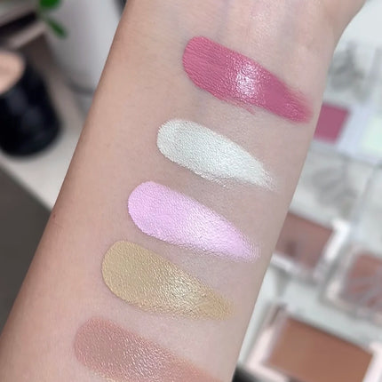 Hyntoor Blush Cream Matte Hydrating Creamy Nude Cheek Tint Concealer Cream Skin Tone Correction Easy to Apply Face Makeup