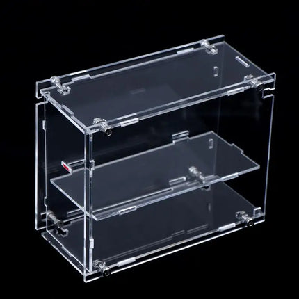 1/64 Model Cars Acrylic Display Case Fit For Mini Size MiniGT Tomica Assembled Dust Proof Box Cabinet Toy Vehicles