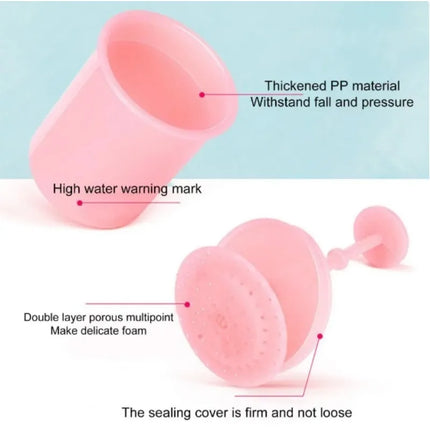 1PC Foaming Clean Tool Simple Face Cleanser Shower Bath Shampoo Foam Maker Bubble Foamer Device Cleansing Cream Reusable Tools