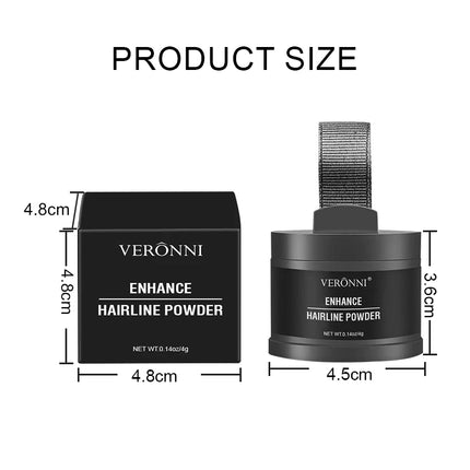 Hairline Shadow Powder,Instantly Conceal Hairline And Hair Root, Waterproof Hairline Powder Filler,Hair Root Cover,Scalp Powder