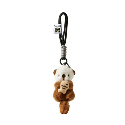 Creativity Otter Pendant Keychain Cute Plush Doll Bag Charm Cartoon Little Fish Hanging Piece Chic Accessories Gift C24
