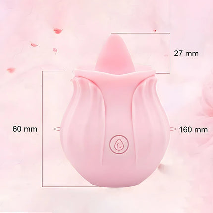 Sex Toys Vibrator Adult Products G Spot Clitoral Nipple Remote Control Rose Silent Licking Powerful for Women Couples Vibrator